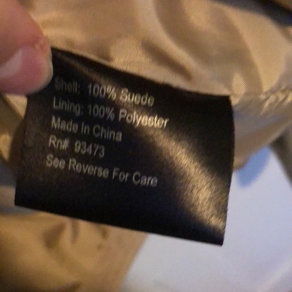 Vintage Sorbe cropped suede y2k jacket - Picture 3 of 3